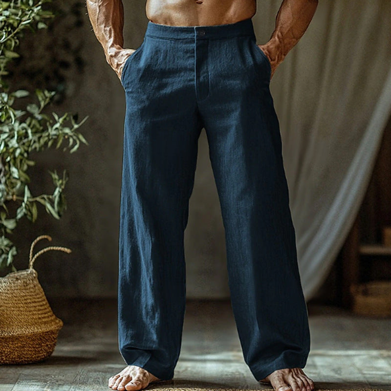 Relaxed Refined Linen Pants for Men (Lockere Edle Leinenhose für Herren)