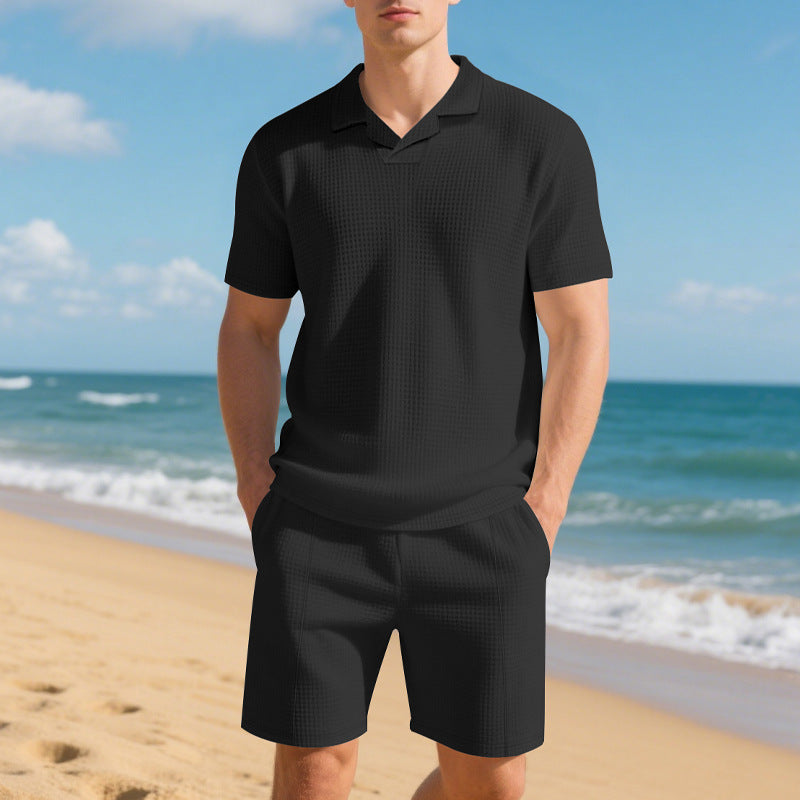 Relaxed Polo Short Set – Stylish & Comfortable (Entspanntes Polo-Set mit Shorts – Stilvoll & Komfortabel)