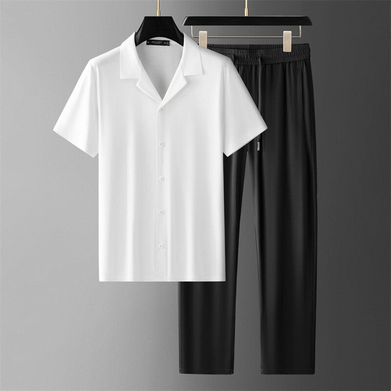Elegant Shirt and Matching Pants - Set (Elegantes Hemd mit passenden Hosen)