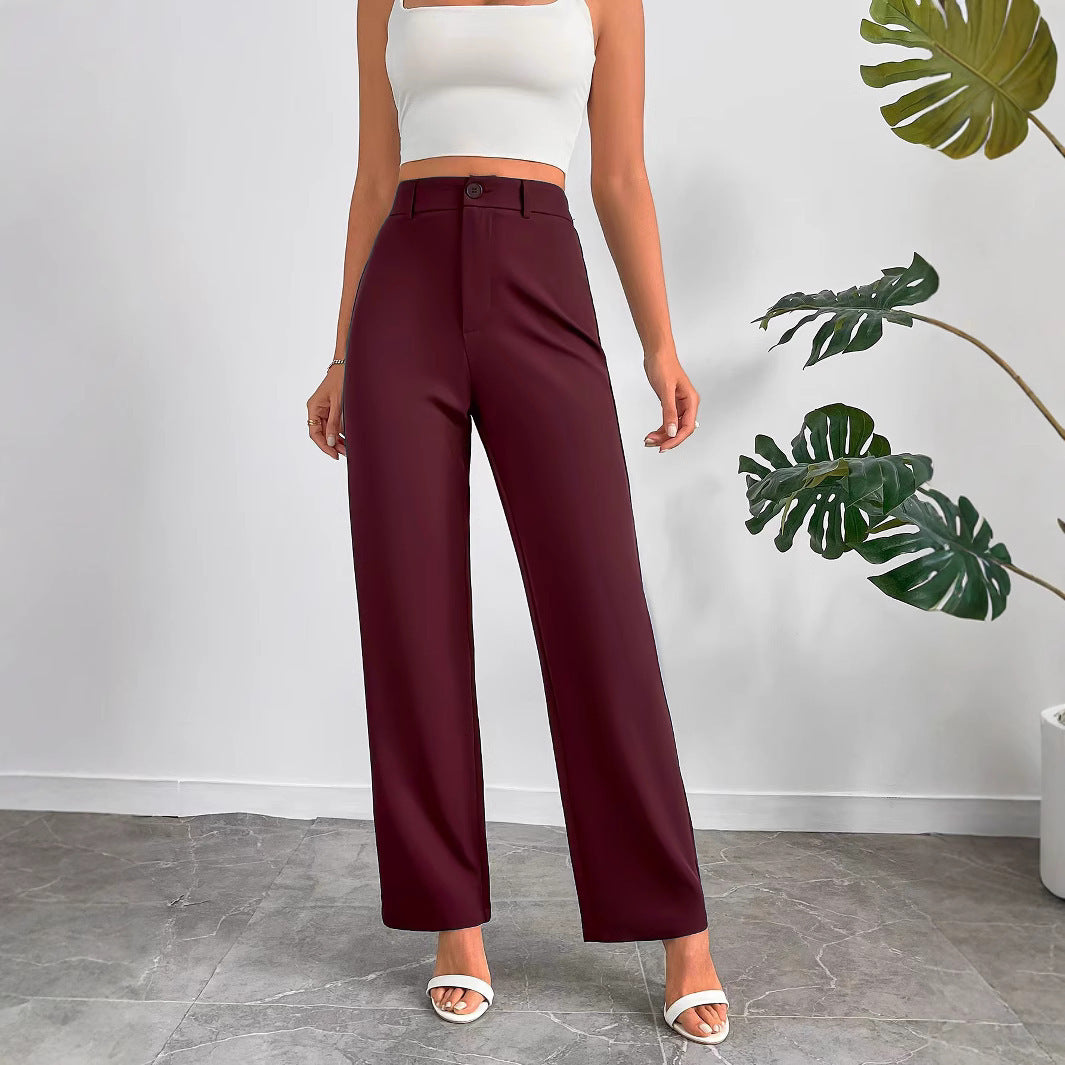 Relaxed Straight-Cut Business Pants (Lockere Business Hose mit geradem Schnitt)