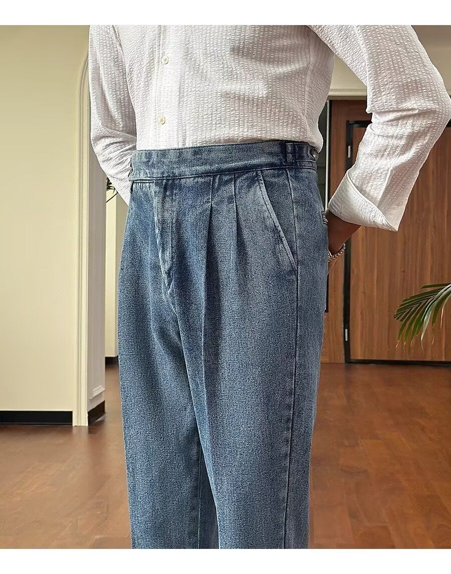 Denim Dress Pants - Classic Italian Look (Jeanshose - Klassisch Italienischer Look)