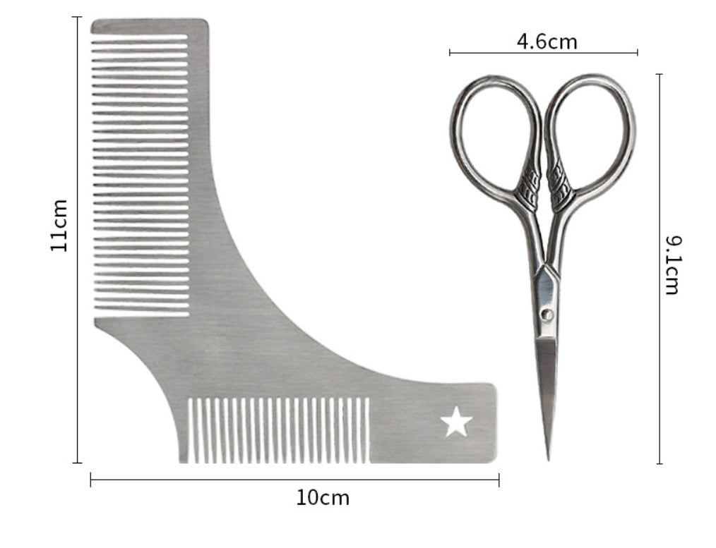 Beard Care Set – Complete Grooming Kit For Men (Bartpflege-Set – Alles Für Einen Gepflegten Gesunden Bart)