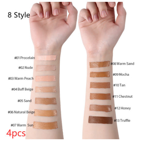 Liquid Foundation – Oil Control & Full-Cover Concealer (Flüssige Make-up-Foundation – Öl-Kontrolle & Concealer In Einem)