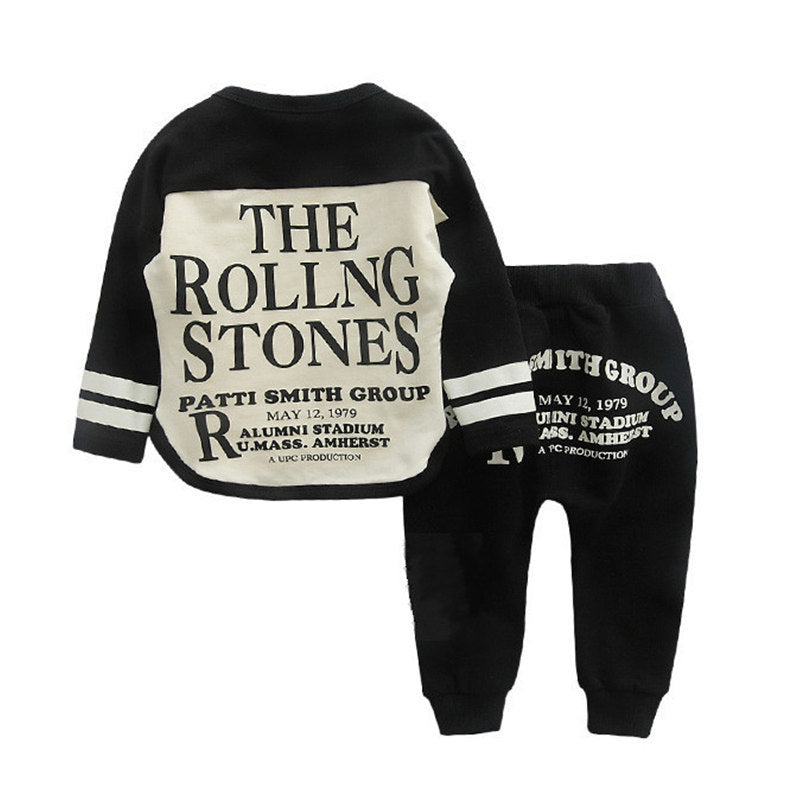 Toddler Clothing Set - Rolling Stones (Modisches Outfit für Jungen)