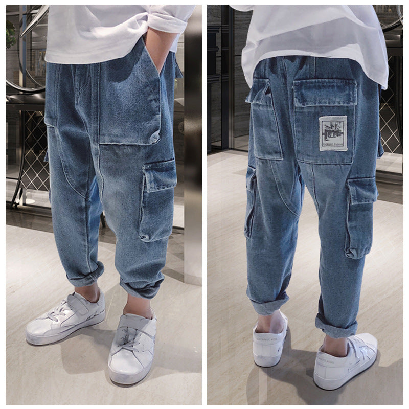 Casual Loose Harem Pants For Boys (Lässige Haremshose Für Jungen)