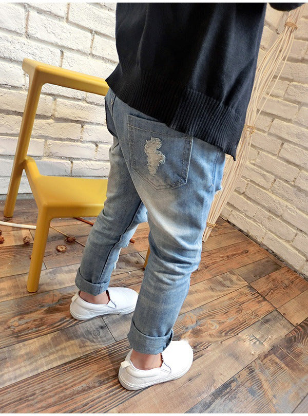 Casual Ripped Trousers (Trendige Used-Look Jeans)
