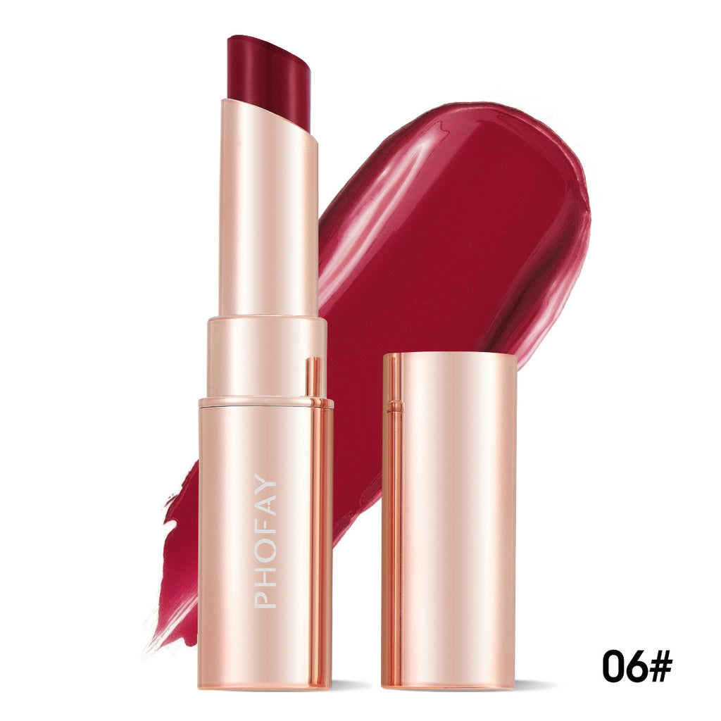 PHOFAY Moisturizing Lipstick (PHOFAY Feuchtigkeitsspendender Lippenstift – Geschmeidige Textur & Langanhaltende Farbe)
