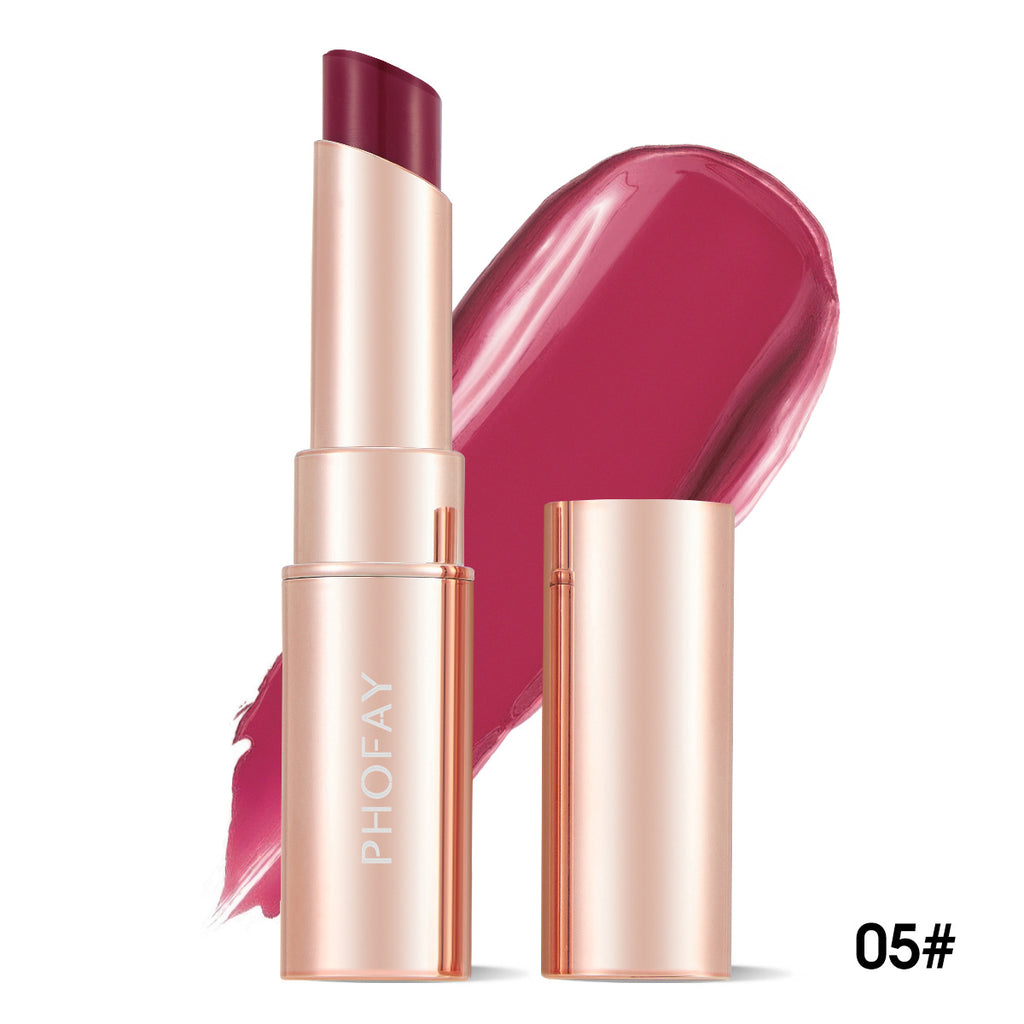 PHOFAY Moisturizing Lipstick (PHOFAY Feuchtigkeitsspendender Lippenstift – Geschmeidige Textur & Langanhaltende Farbe)
