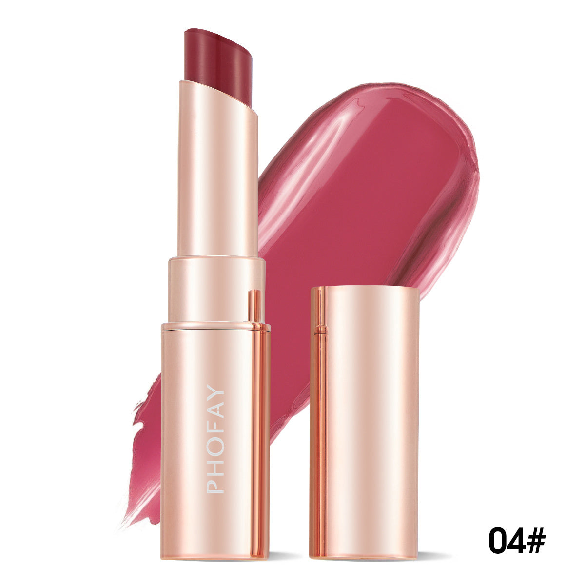 PHOFAY Moisturizing Lipstick (PHOFAY Feuchtigkeitsspendender Lippenstift – Geschmeidige Textur & Langanhaltende Farbe)