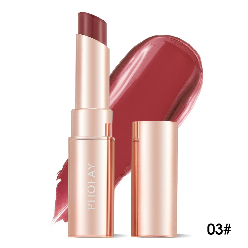 PHOFAY Moisturizing Lipstick (PHOFAY Feuchtigkeitsspendender Lippenstift – Geschmeidige Textur & Langanhaltende Farbe)