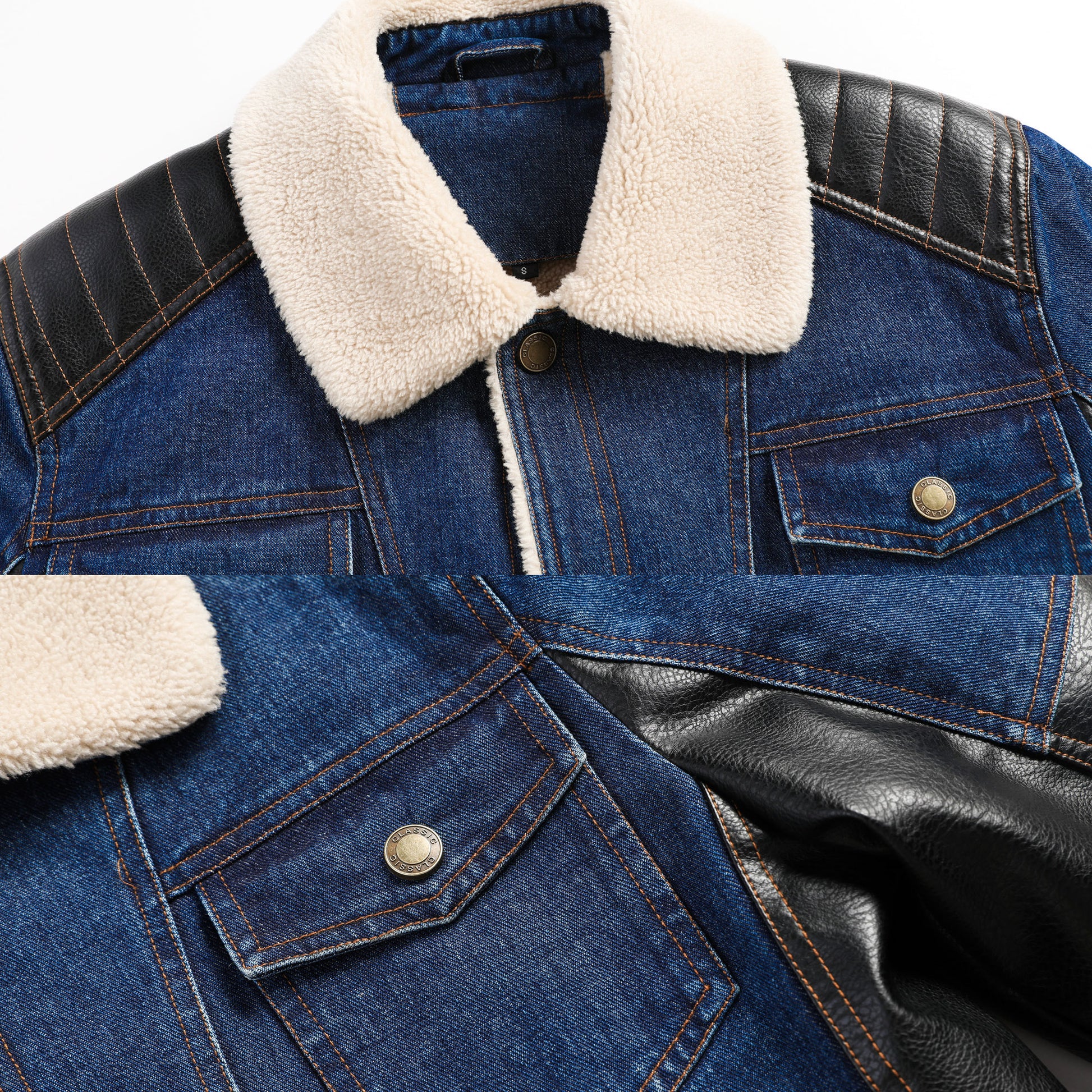 Cozy Denim Jacket (Flauschige Jeans-Jacke)