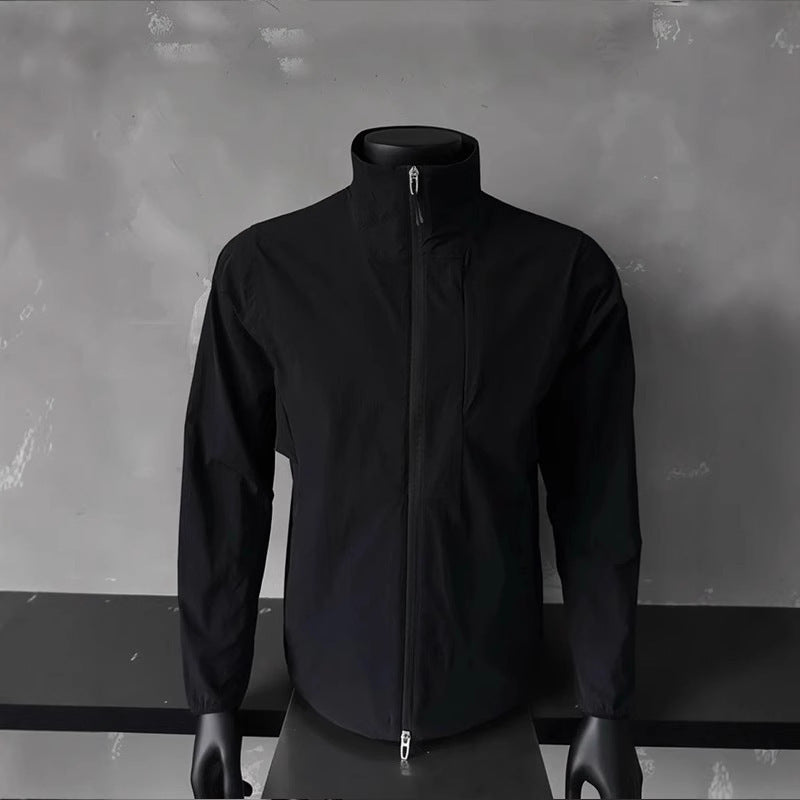 Stylish Sports Jacket With Stand Collar - Breathable, Cooling & Perfect for Active Days (Stylische Sportjacke mit Stehkragen – Atmungsaktiv)