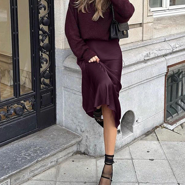 Chic Long Skirt (Eleganter Langer Rock)