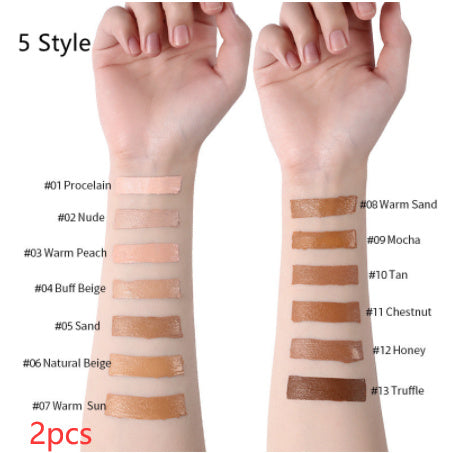 Liquid Foundation – Oil Control & Full-Cover Concealer (Flüssige Make-up-Foundation – Öl-Kontrolle & Concealer In Einem)