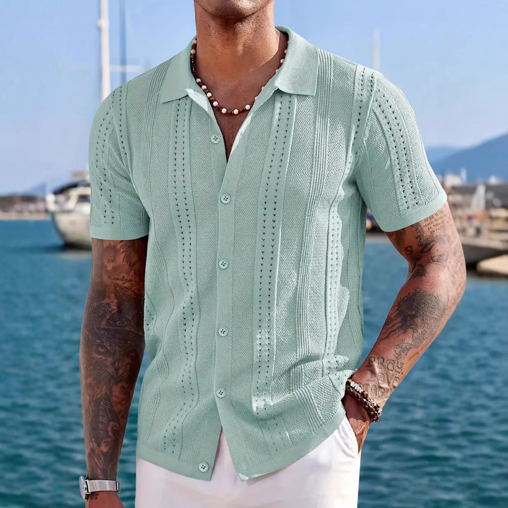 Luxury Breathable Knit Polo (Leichtes Edles Strick-Polo)