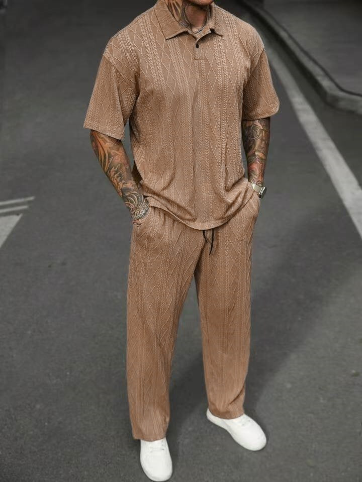 Refined Jacquard Polo Set (Edles Jacquard-Polo-Set)