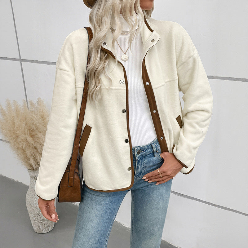 Cozy Colorblock Fleece Jacket