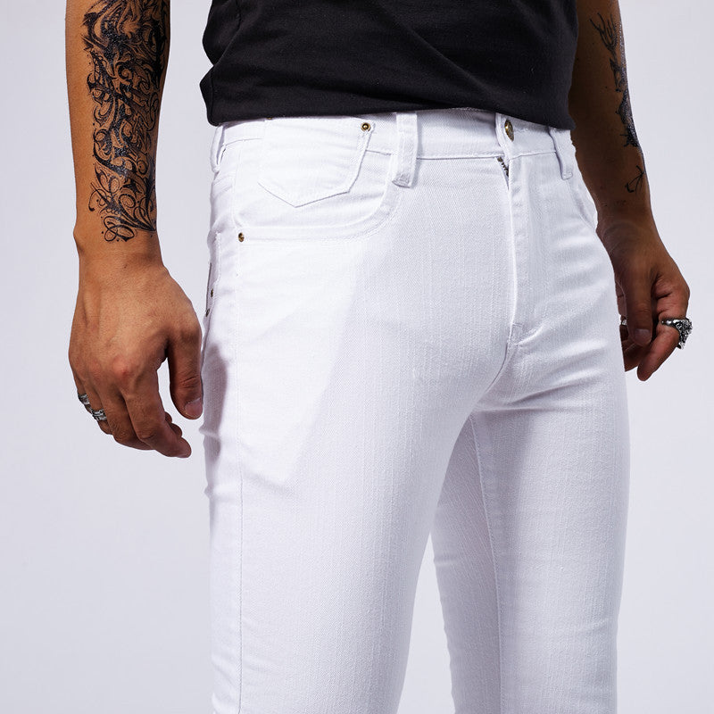 Stretch Skinny Jeans – White Fashion Style (Skinny-Jeans im Weissen Modernen Stil)