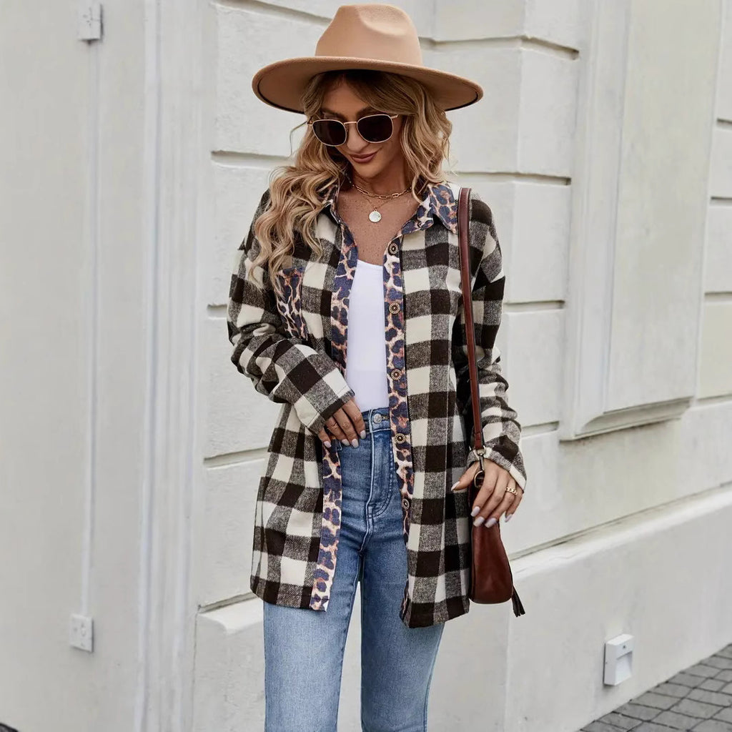 Street Style Patterned Shirt (Lässiges Lockeres Hemd für Frauen)