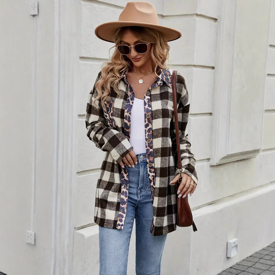 Street Style Patterned Shirt (Lässiges Lockeres Hemd für Frauen)