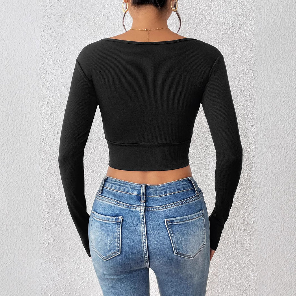 Glamorous Slim Fit Top (Attraktives Figurbetontes Top)