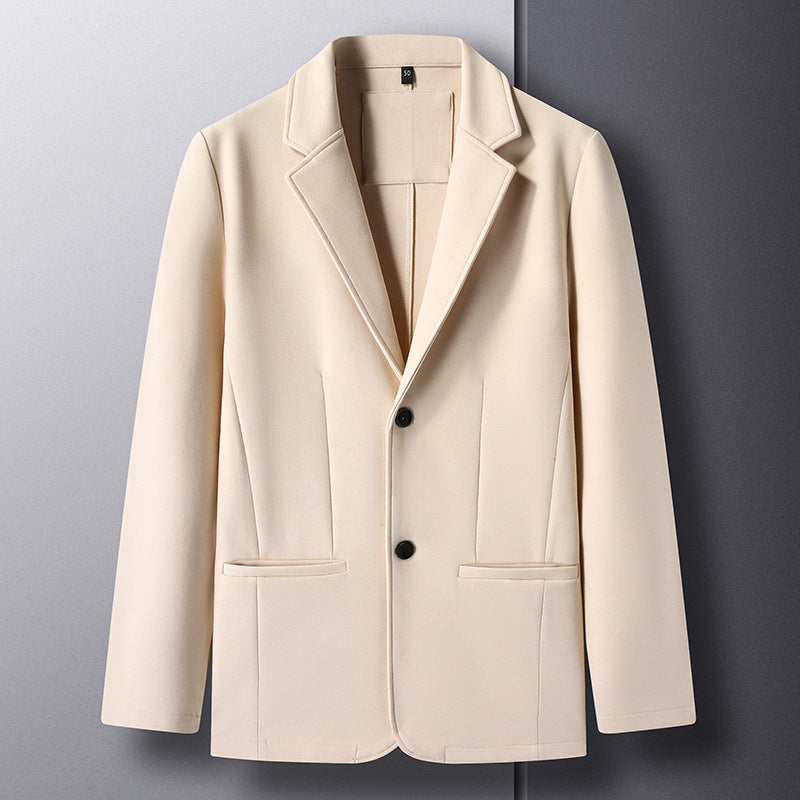 Solid Color Casual Blazer (Lässiger Einfarbiger Blazer)