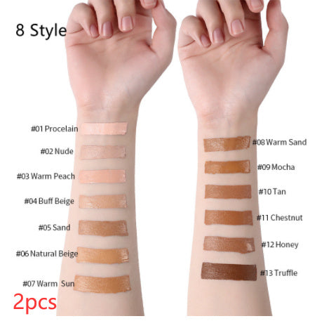 Liquid Foundation – Oil Control & Full-Cover Concealer (Flüssige Make-up-Foundation – Öl-Kontrolle & Concealer In Einem)