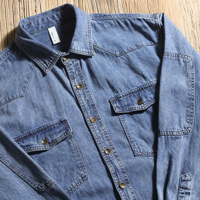 Fashion Denim Shirt (Klassisches Jeans-Hemd)