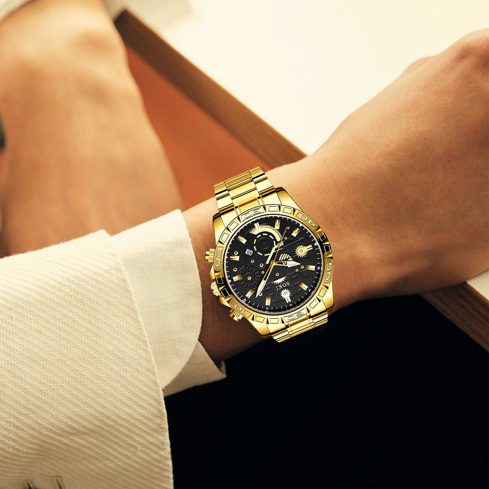 Elegant Business Quartz Watch Set (Elegantes Business-Uhrenset Mit Quarzwerk)