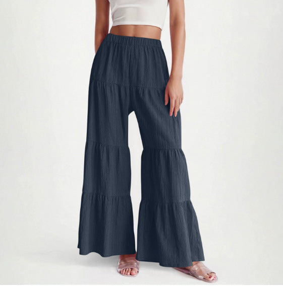 Elastic Waist Casual Trousers (Stylische Freizeit-Hose Mit Elastischem Bund)
