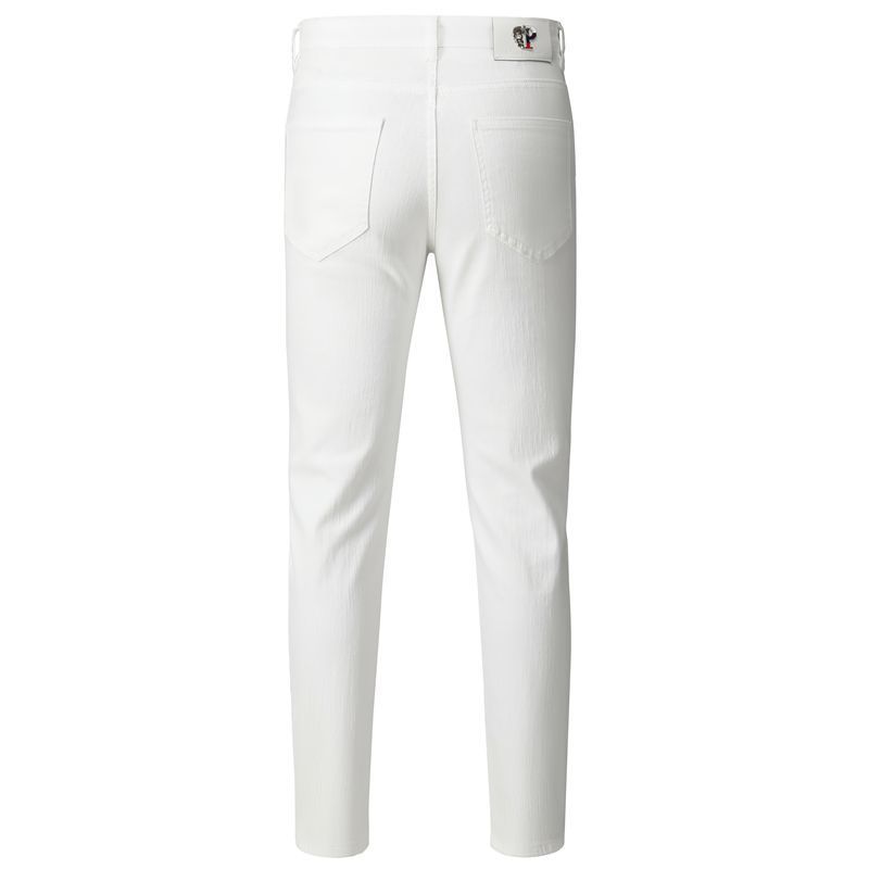 Ripped Fashion White Jeans (Modische Weisse Jeans mit Rissen)