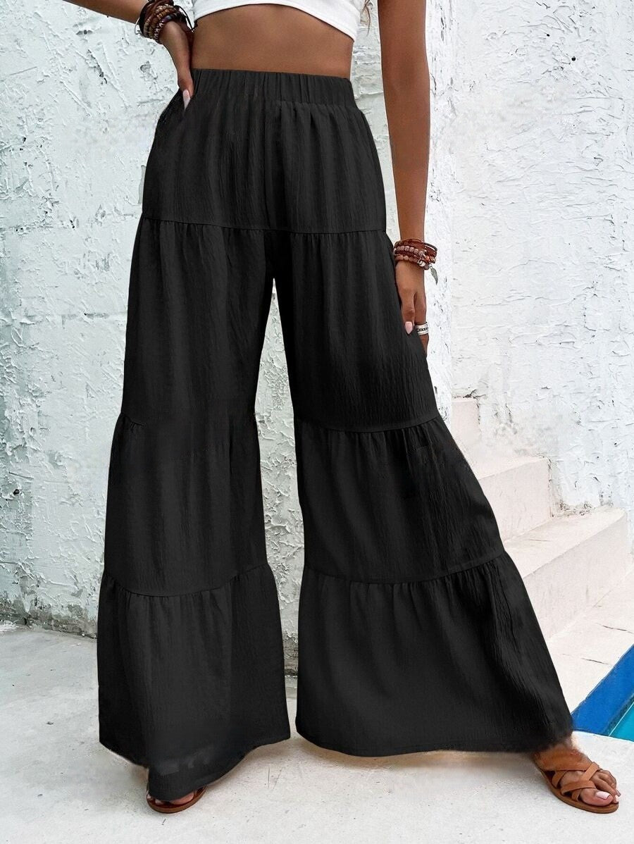 Elastic Waist Casual Trousers (Stylische Freizeit-Hose Mit Elastischem Bund)