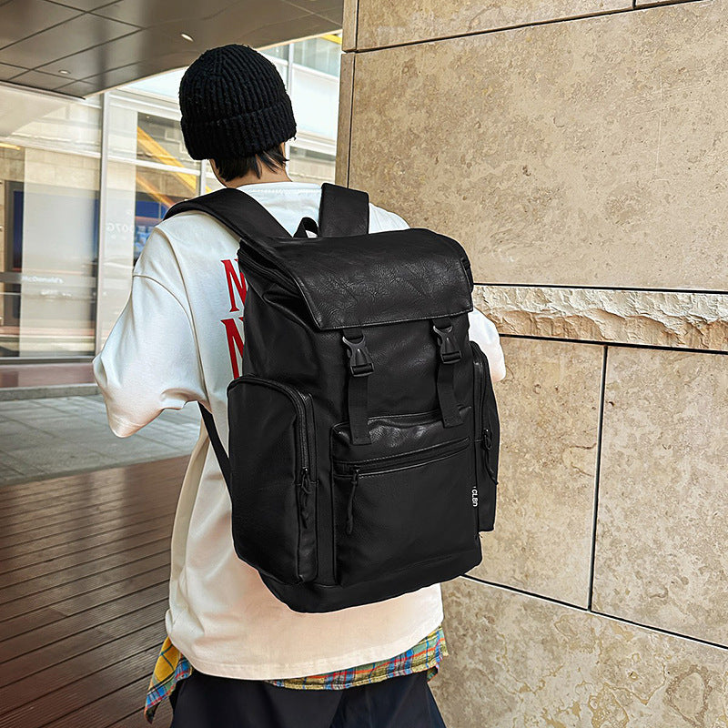 Classic Cowhide Backpack (Klassischer Rindsleder-Rucksack)