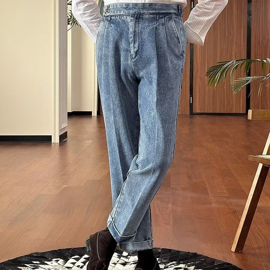 Denim Dress Pants - Classic Italian Look (Jeanshose - Klassisch Italienischer Look)