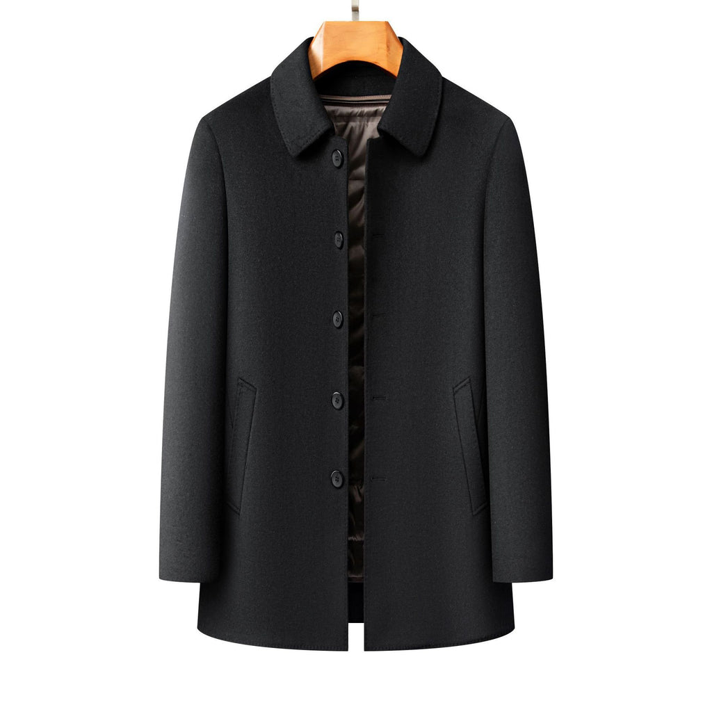 Timeless Wool Coat with Lapel Collar (Zeitloser Wollkragen mit Reverskragen)