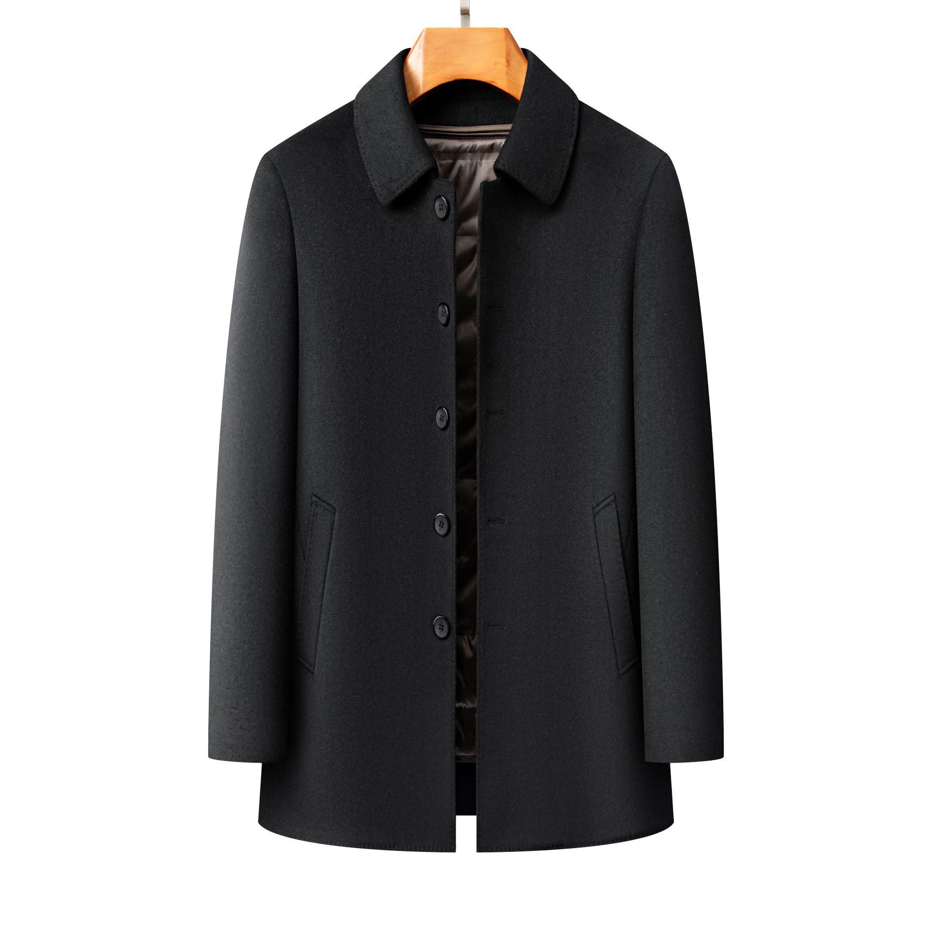 Timeless Wool Coat with Lapel Collar (Zeitloser Wollkragen mit Reverskragen)