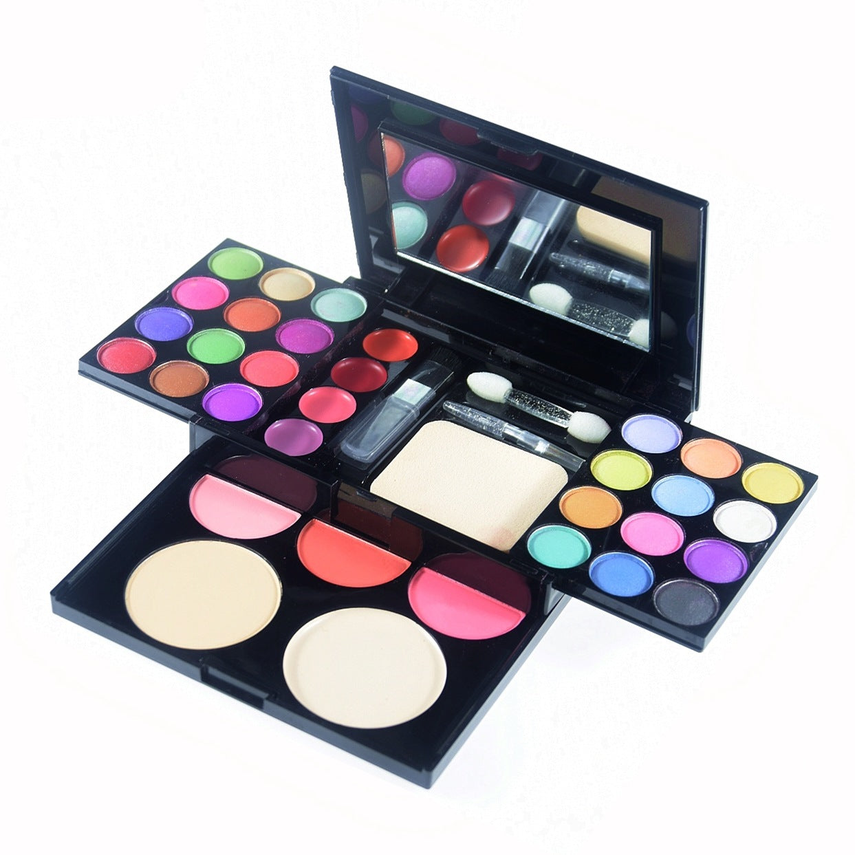 Edith 33-Color Eyeshadow Makeup Set (Edith 33-Farben Lidschatten-Set – Komplette & Einfach Anzuwendende Make-up-Palette)