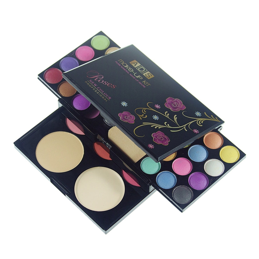 Edith 33-Color Eyeshadow Makeup Set (Edith 33-Farben Lidschatten-Set – Komplette & Einfach Anzuwendende Make-up-Palette)