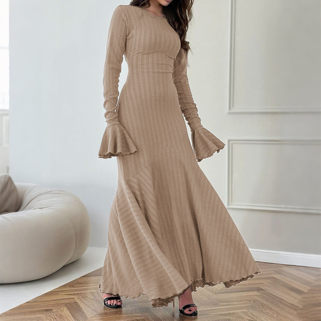 Chic Slim Fit Knit Dress (Stylisches figurbetontes Strickkleid)