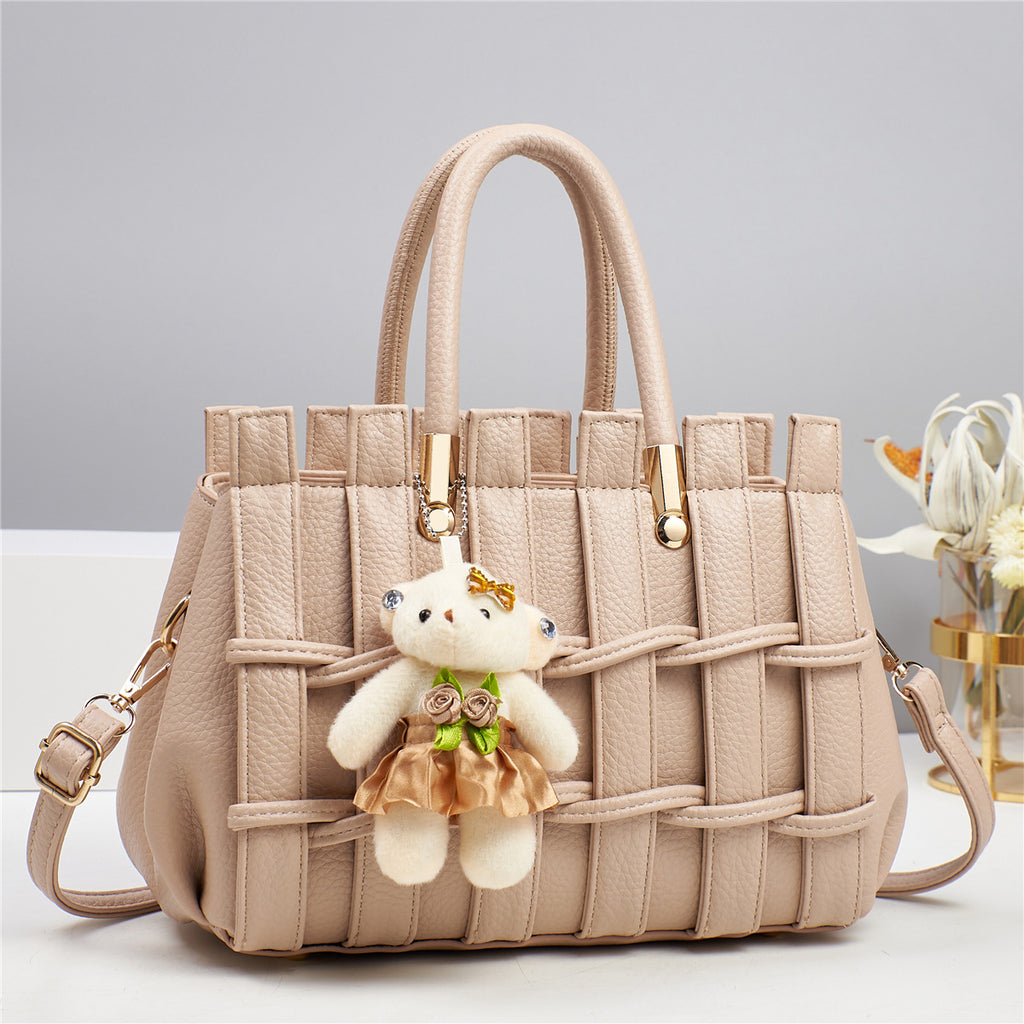 Fashionable Hand-Woven Handbag (Modische Handgemachte Handtasche)