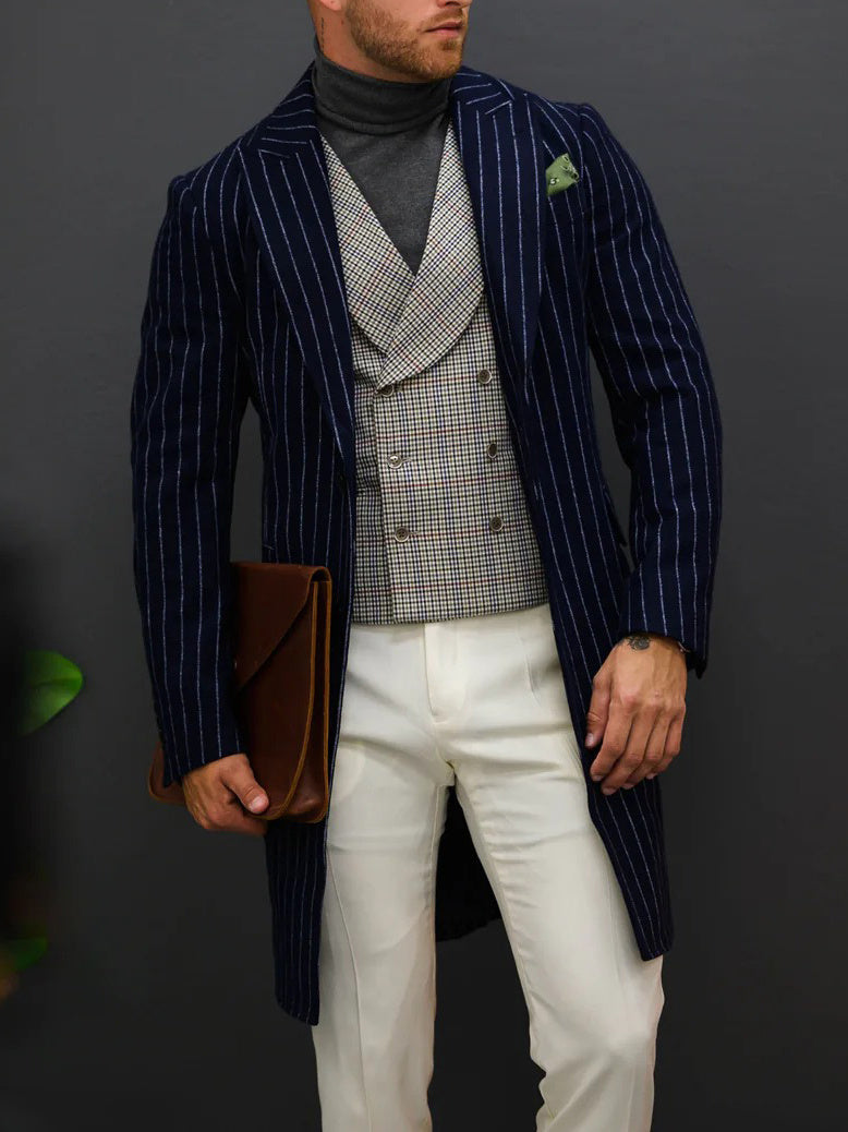 Luxury Striped Coat (Luxus-Streifenmantel)