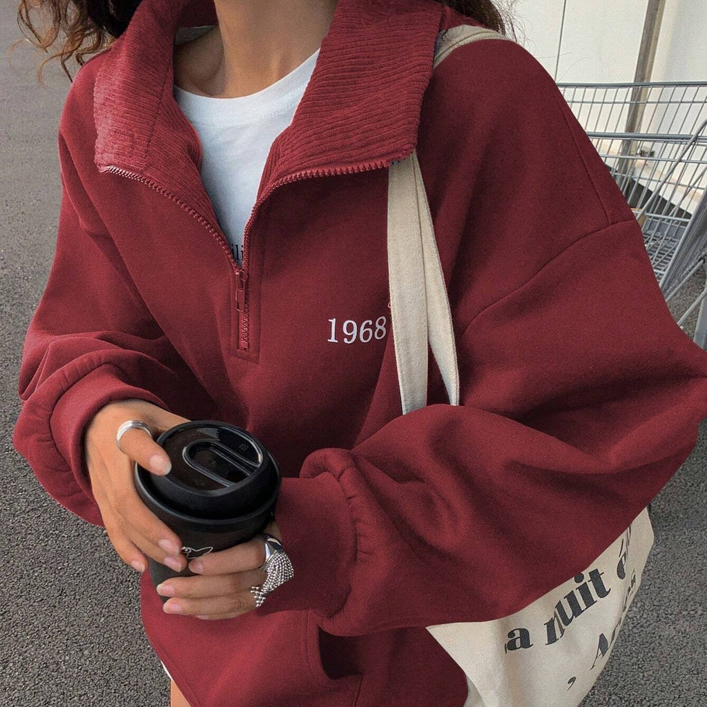 Loose Wool Collar Sweater (Lockerer Wollpullover Mit Kragen)