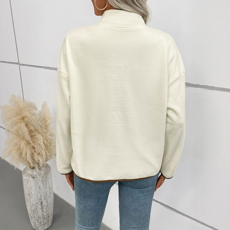 Cozy Colorblock Fleece Jacket