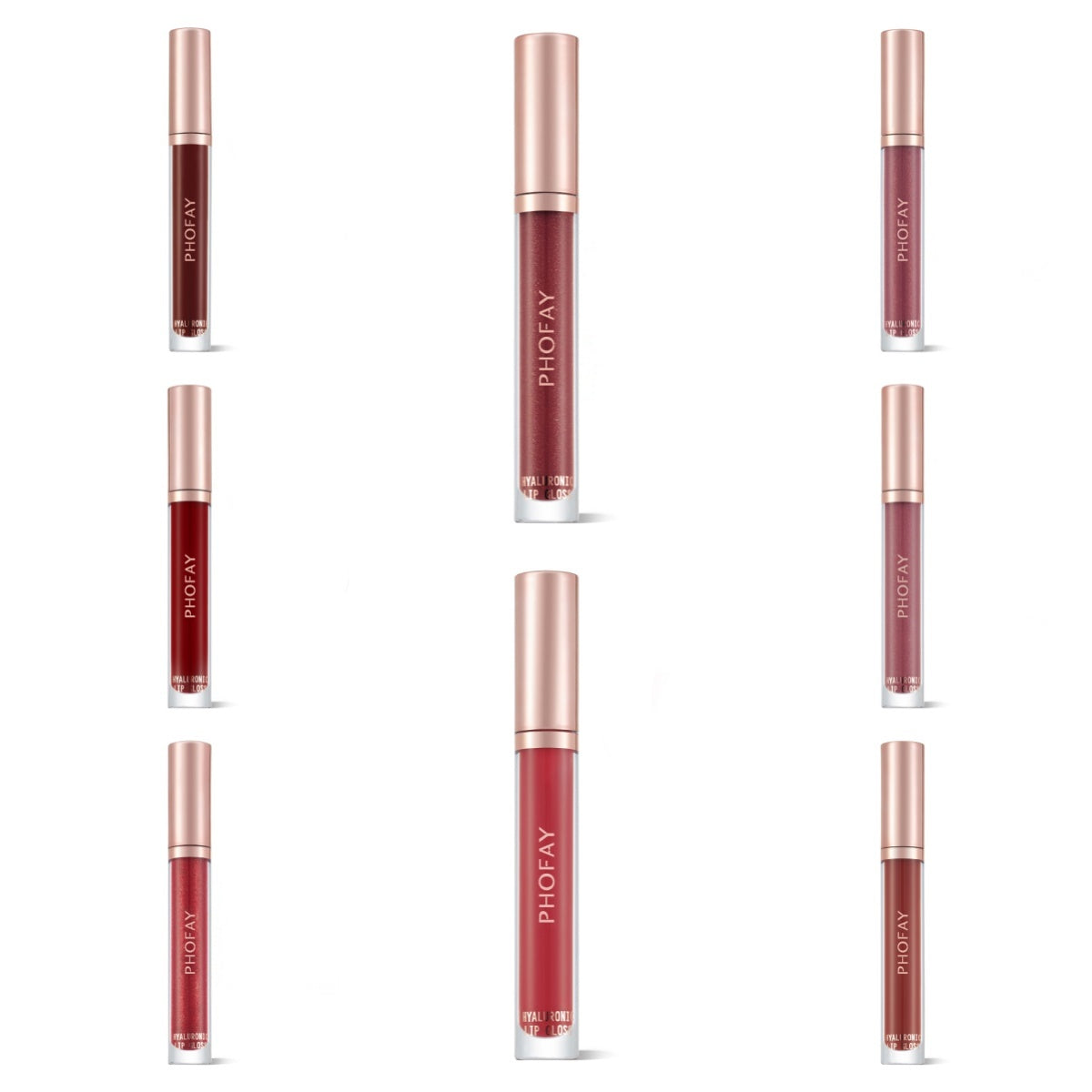 PHOFAY Hyaluronic Lip Gloss – Hydrating, Plumping & Shiny Lips (PHOFAY Hyaluron Lipgloss – Feuchtigkeitsspendend, Volumen & Strahlender Glanz)