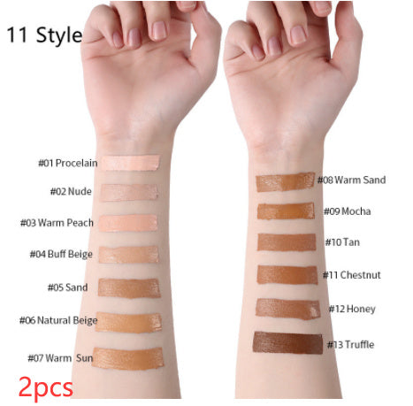Liquid Foundation – Oil Control & Full-Cover Concealer (Flüssige Make-up-Foundation – Öl-Kontrolle & Concealer In Einem)
