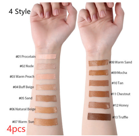 Liquid Foundation – Oil Control & Full-Cover Concealer (Flüssige Make-up-Foundation – Öl-Kontrolle & Concealer In Einem)
