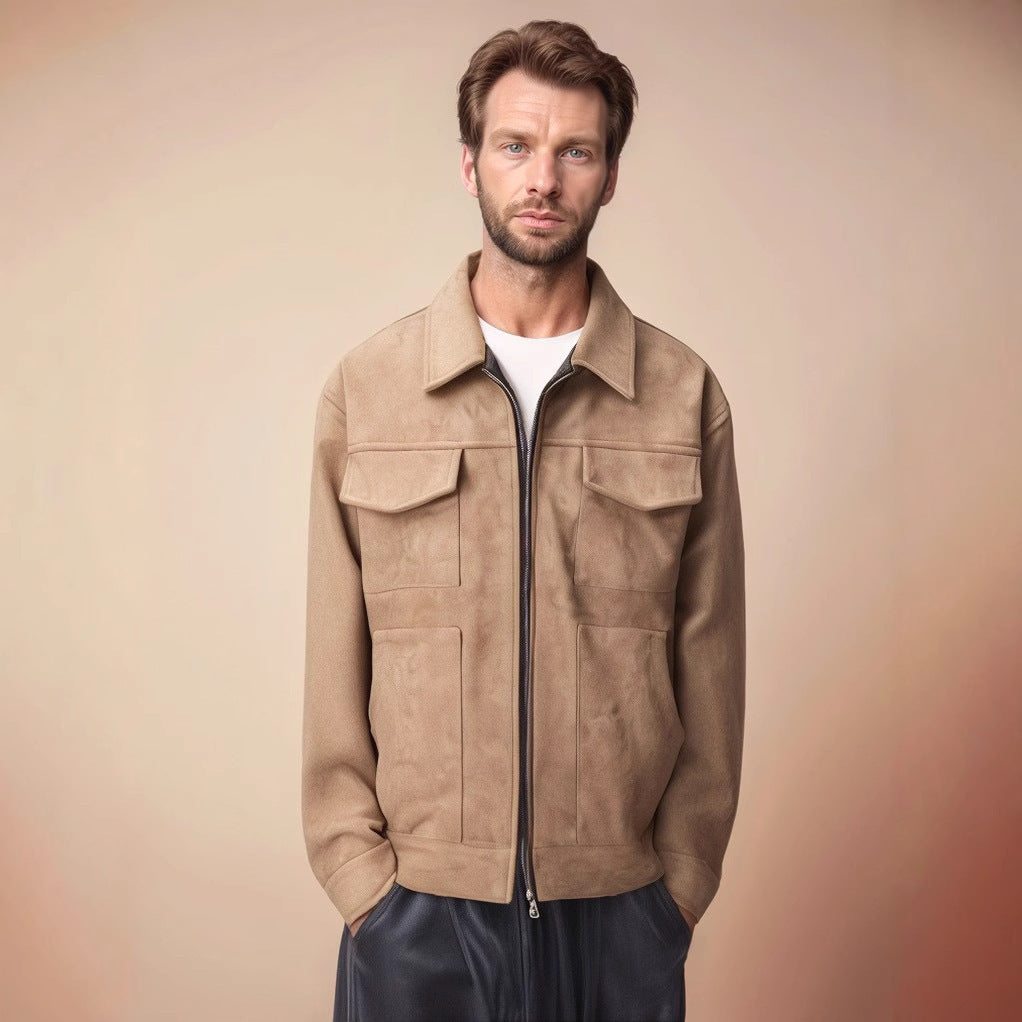 Luxury Cargo Jip Jacket With Shearling Accents (Luxuriöse Cargo-Jacke - Amiri-Style)