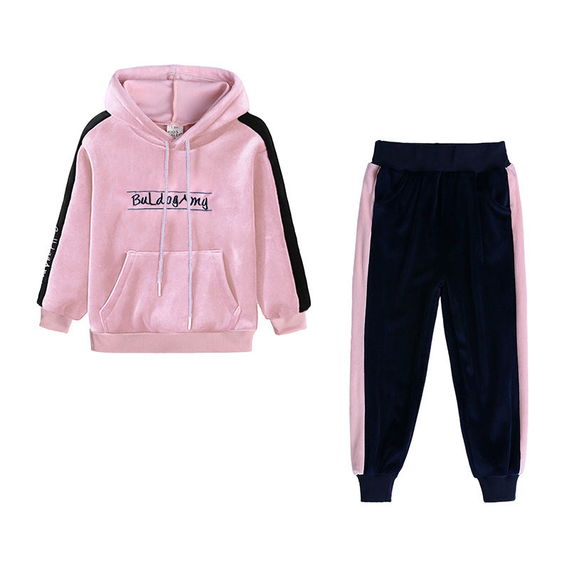 Girls’ Tracksuit – Long Sleeve Two-Piece (Mädchen-Trainingsanzug, Sweatshirt und Hose)