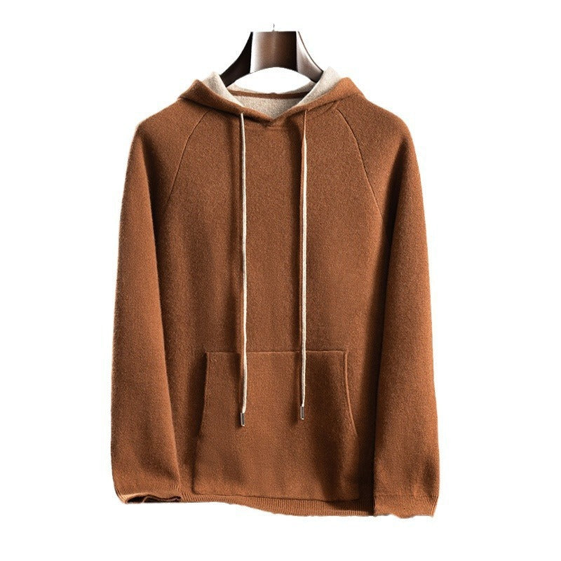 Men Pure Cashmere Hoodie (Herren Kaputzenpullover aus 100% Kaschmir)