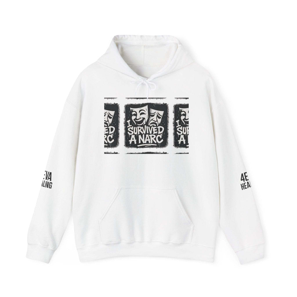 Women’s White Hoodie (Damen Kapuzenpullover in Weiss)